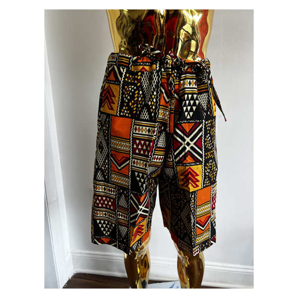 Oba Ankara African men’s shirt and short