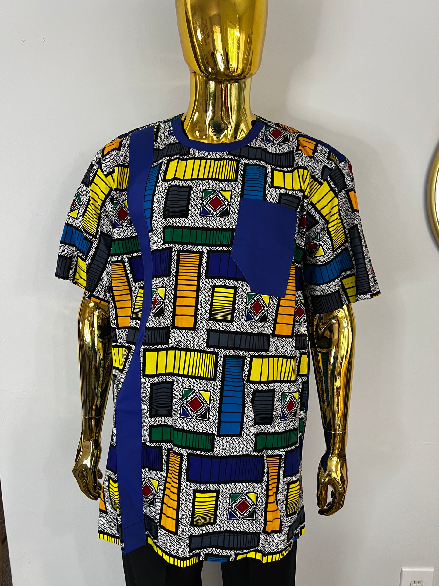 Bidex Ankara African men’s shirt