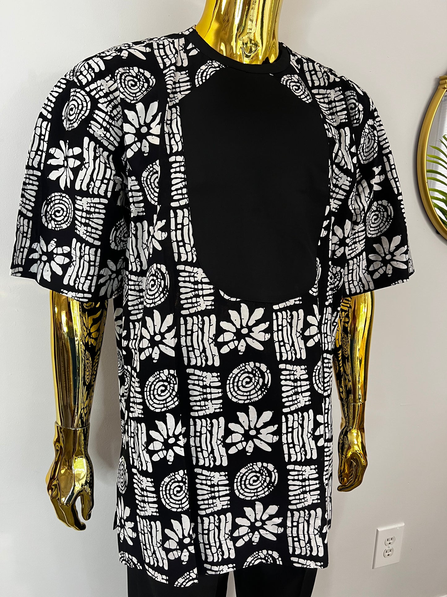 Rich Ankara African men’s shirt