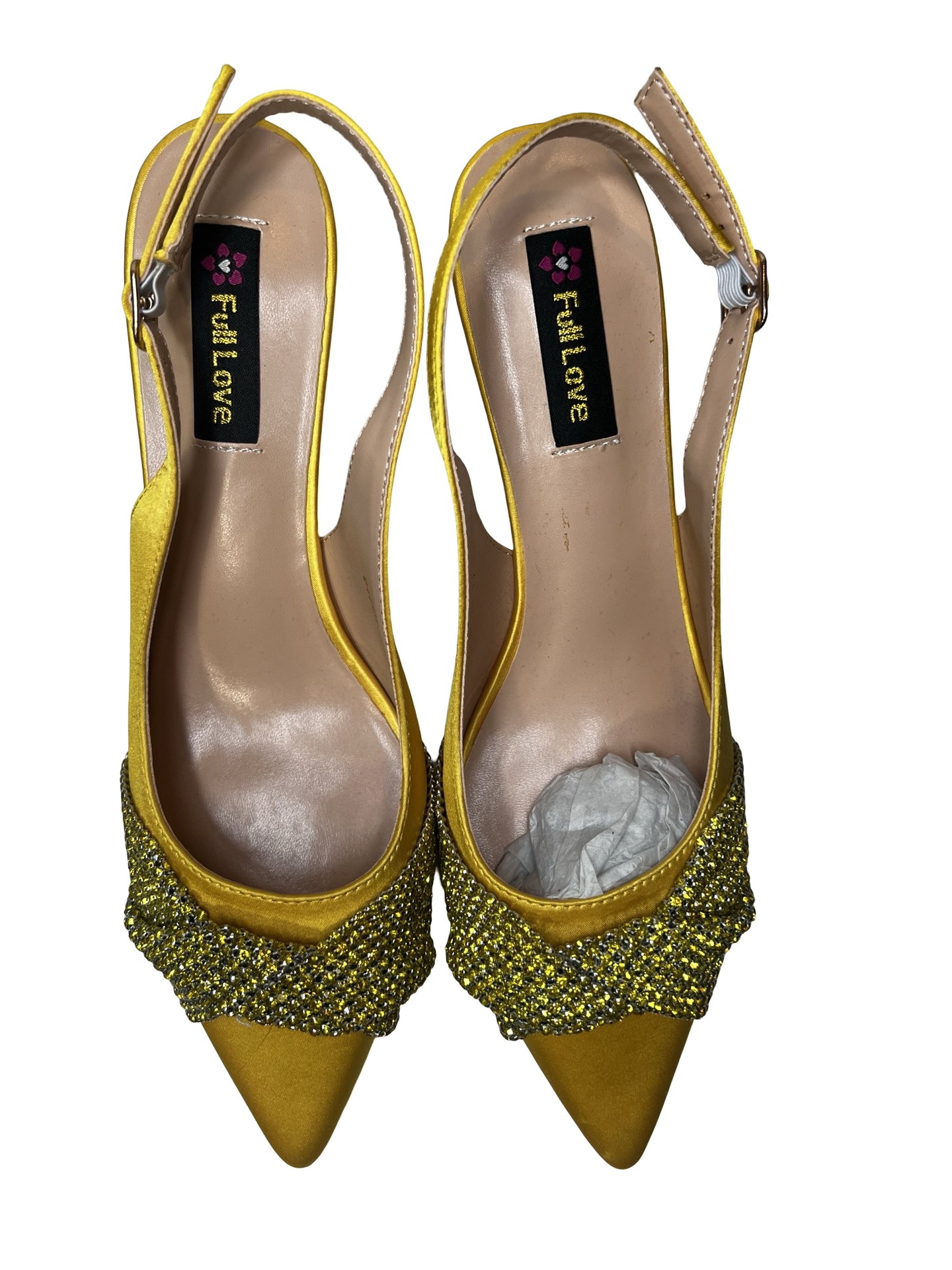 Yellow women fashion shoe