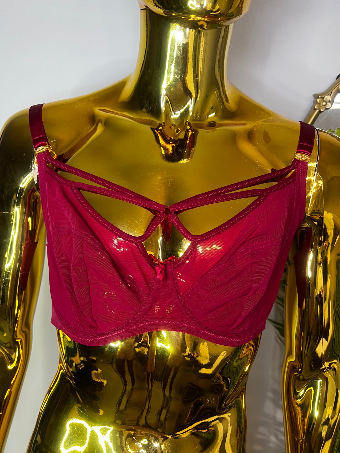 Non-padded push up bra