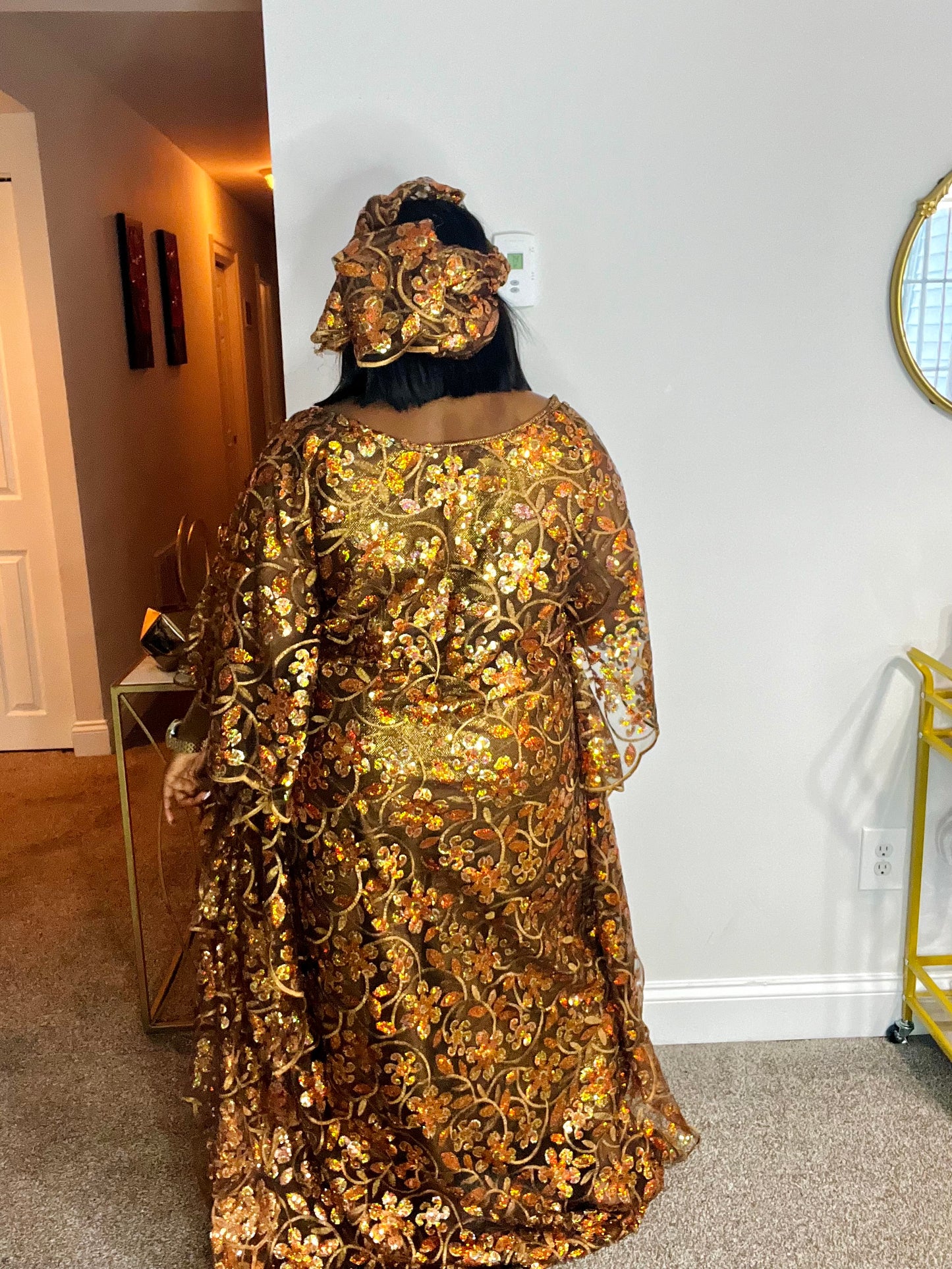 Luxury African Lace bubu dress