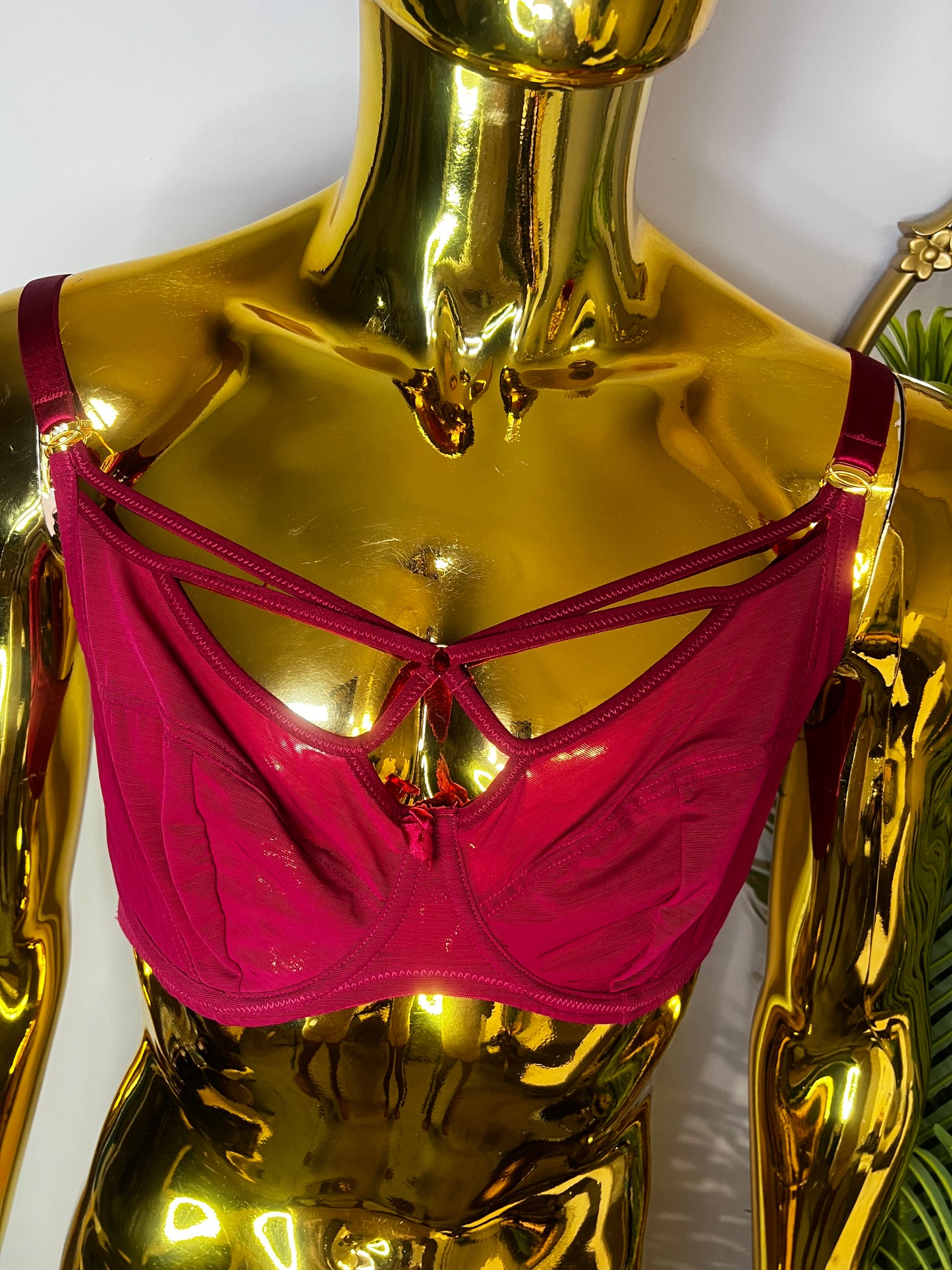 Non-padded push up bra