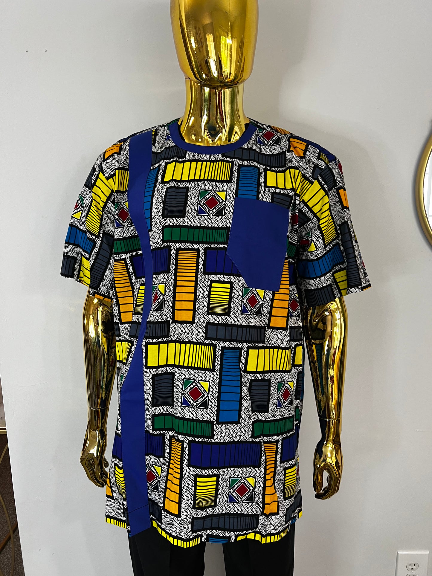 Bidex Ankara African men’s shirt