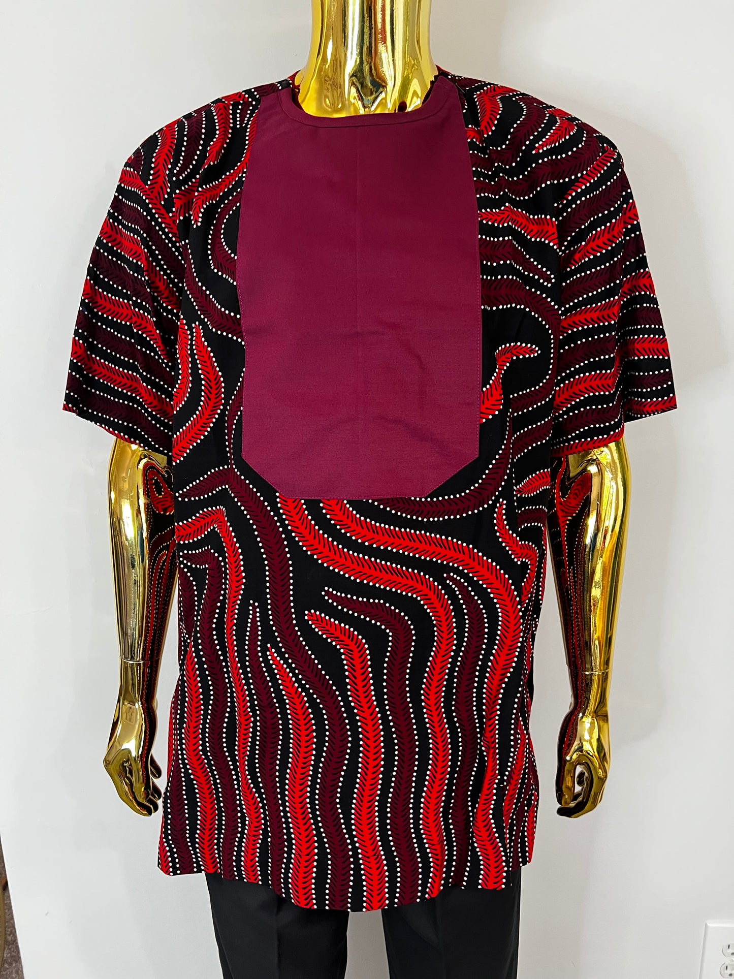 Toms Ankara African men’s shirt