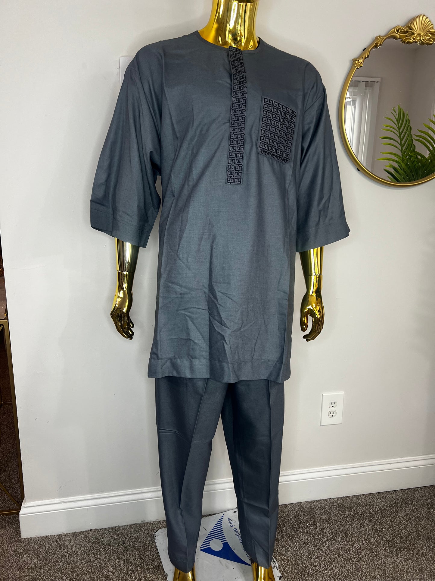 Yemi African men 2pc (pant with shirt) outfit