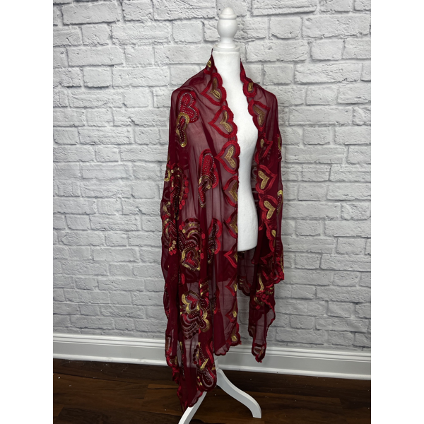 African Scarf Embellished Women Big Size Cotton cotton scarf