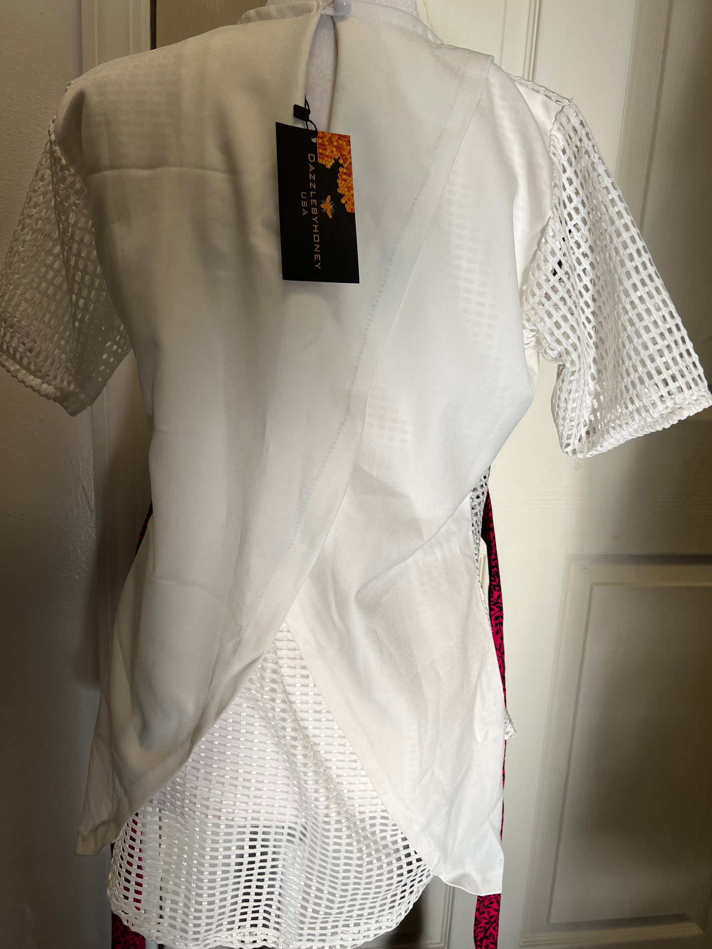 Bimpe Ankara blouse with belt