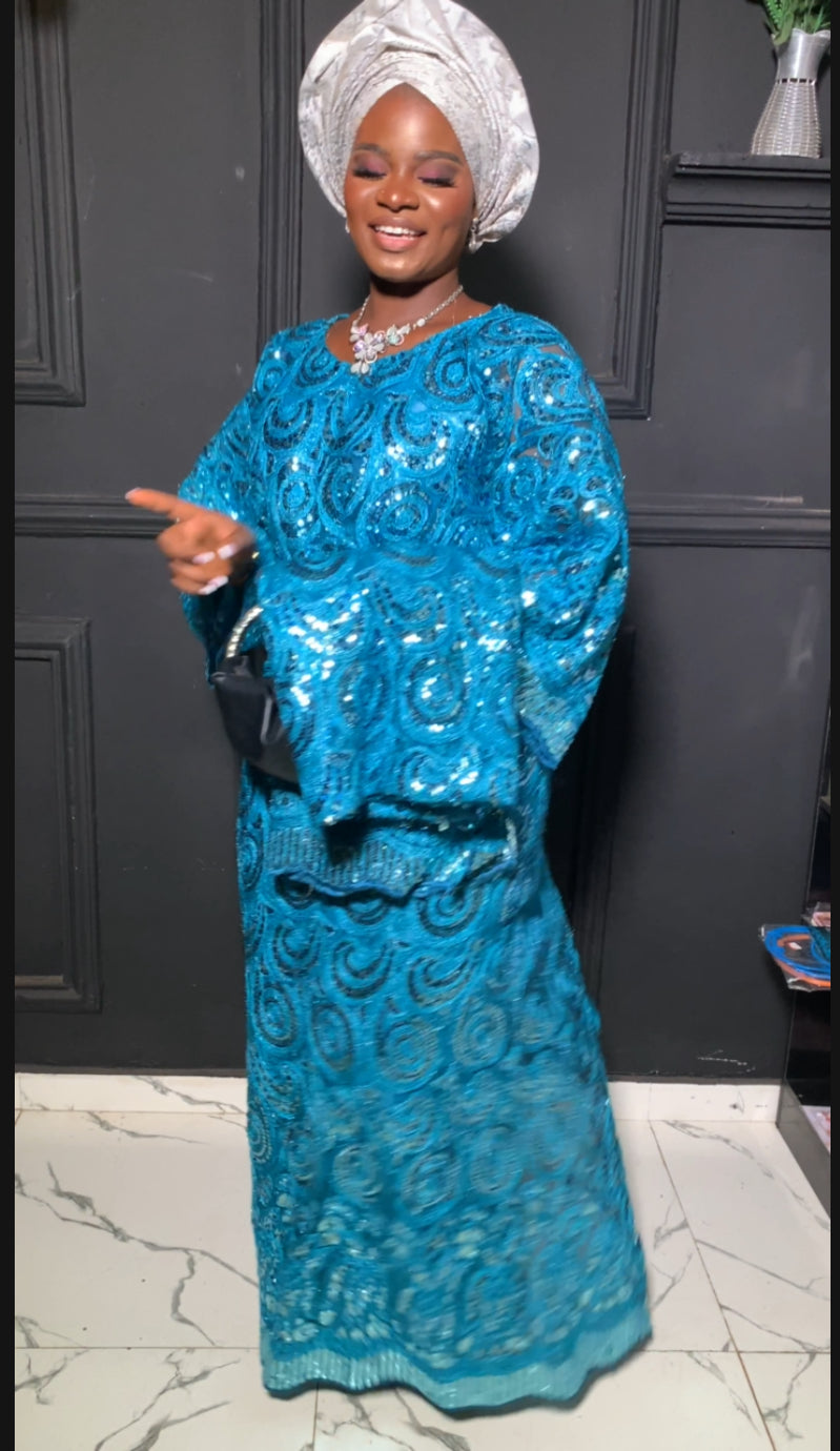 Bola blouse and wrapper lace (iro & buba)