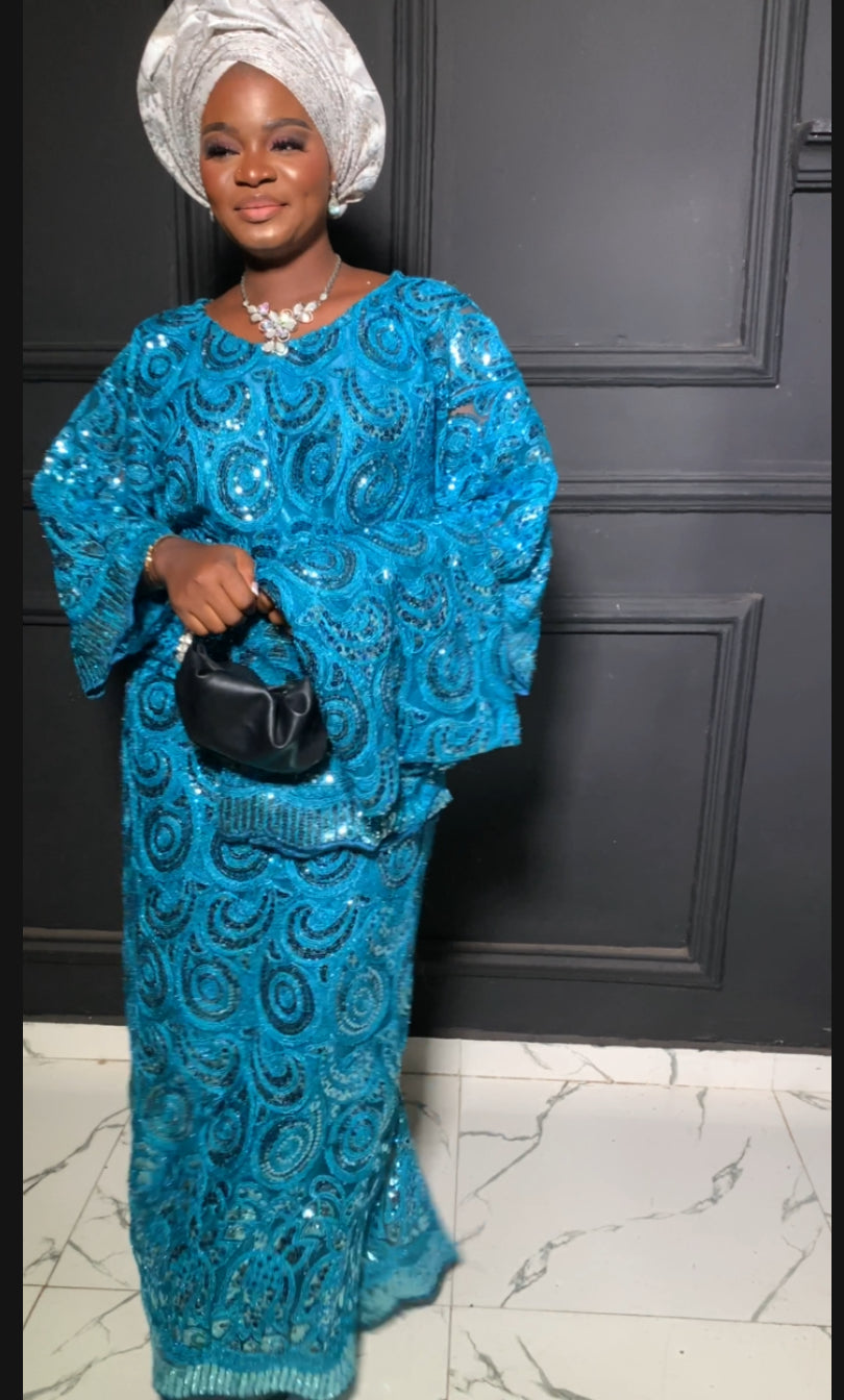 Bola blouse and wrapper lace (iro & buba)