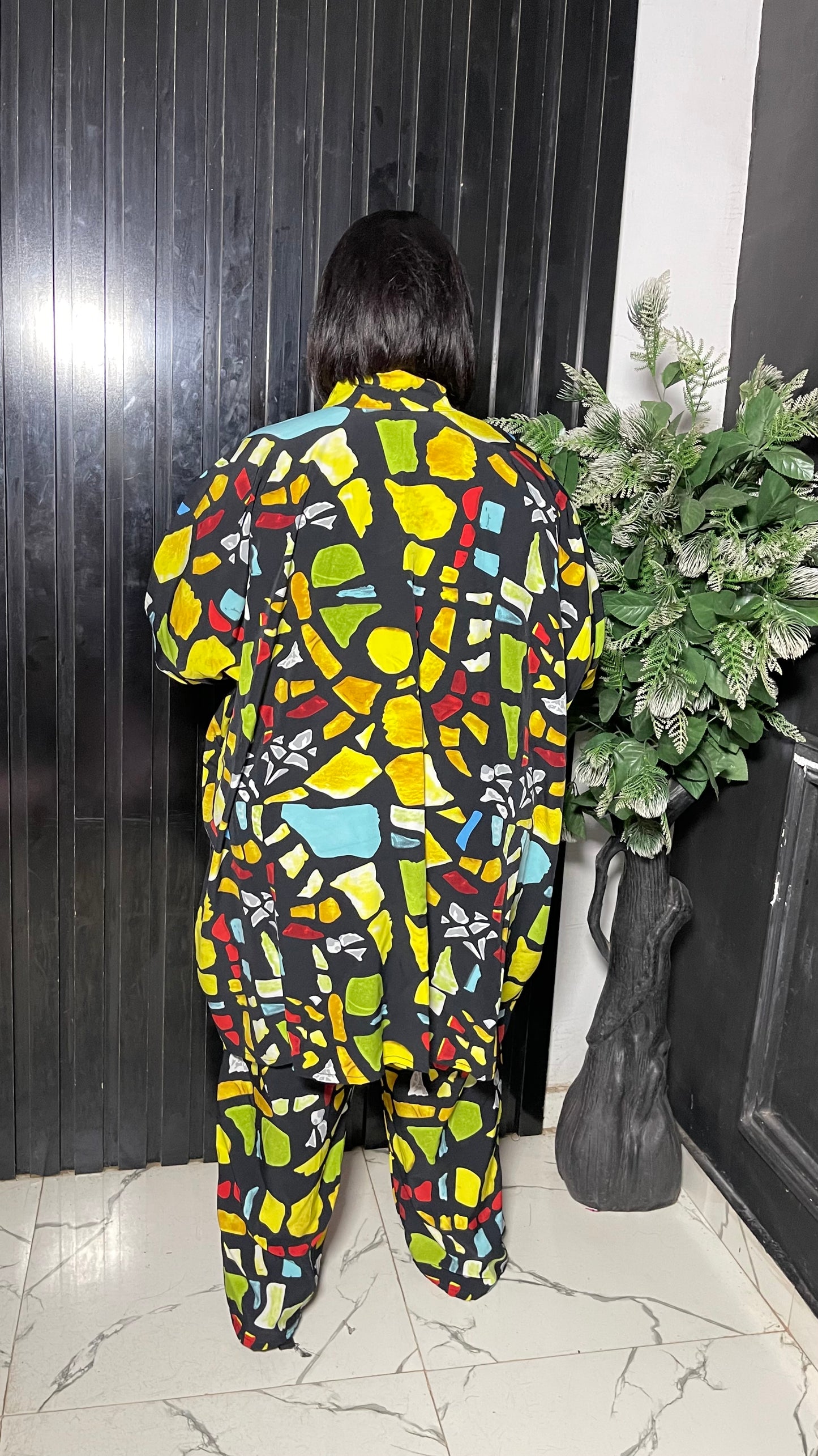 HD pant with long blouse