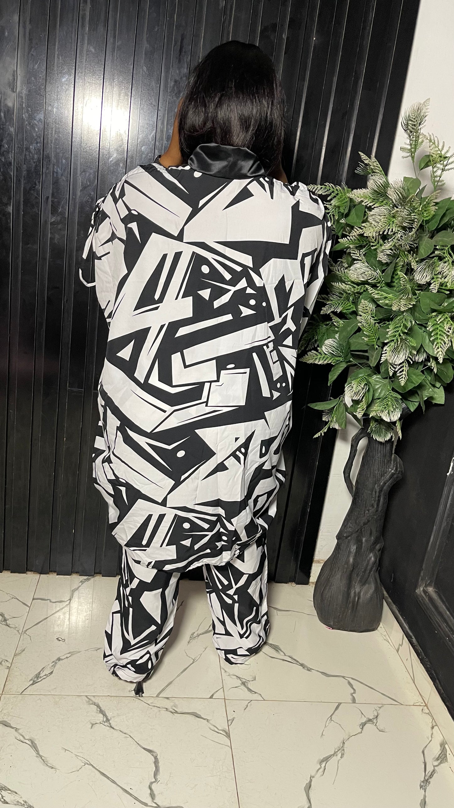 HD pant with long blouse