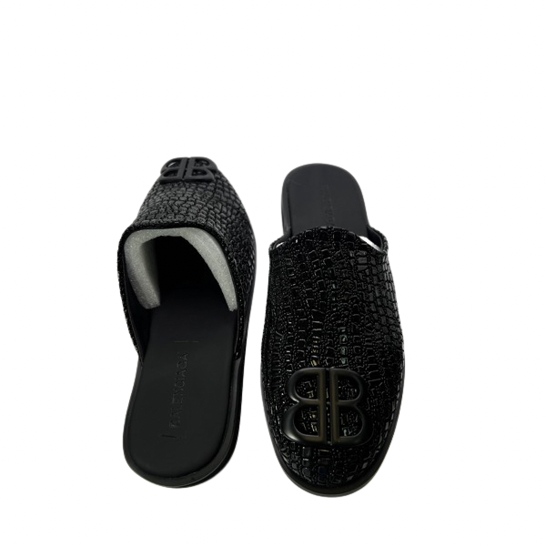 BB Men full Black Half Shoe