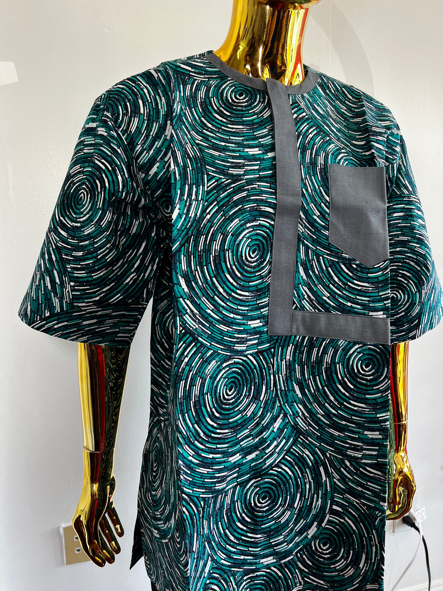 Ola Ankara African men’s shirt