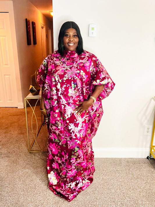 Luxury African Lace stylish bubu dress