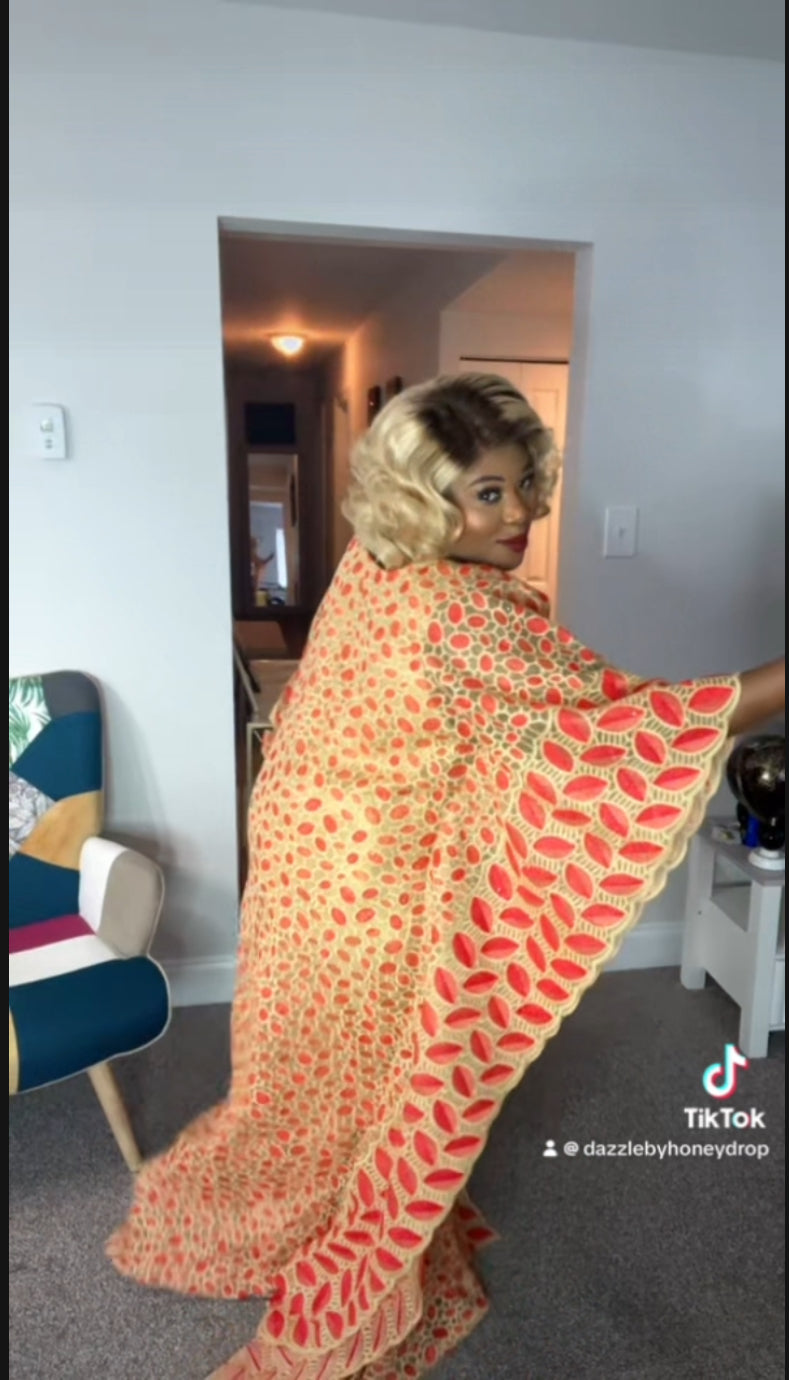 Luxury African Lace bubu dress