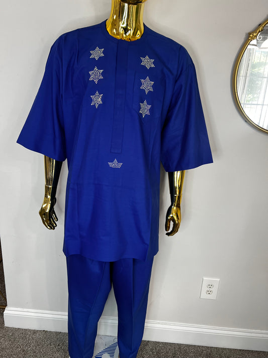 Ayoola African men 2pc (pant with shirt) outfit