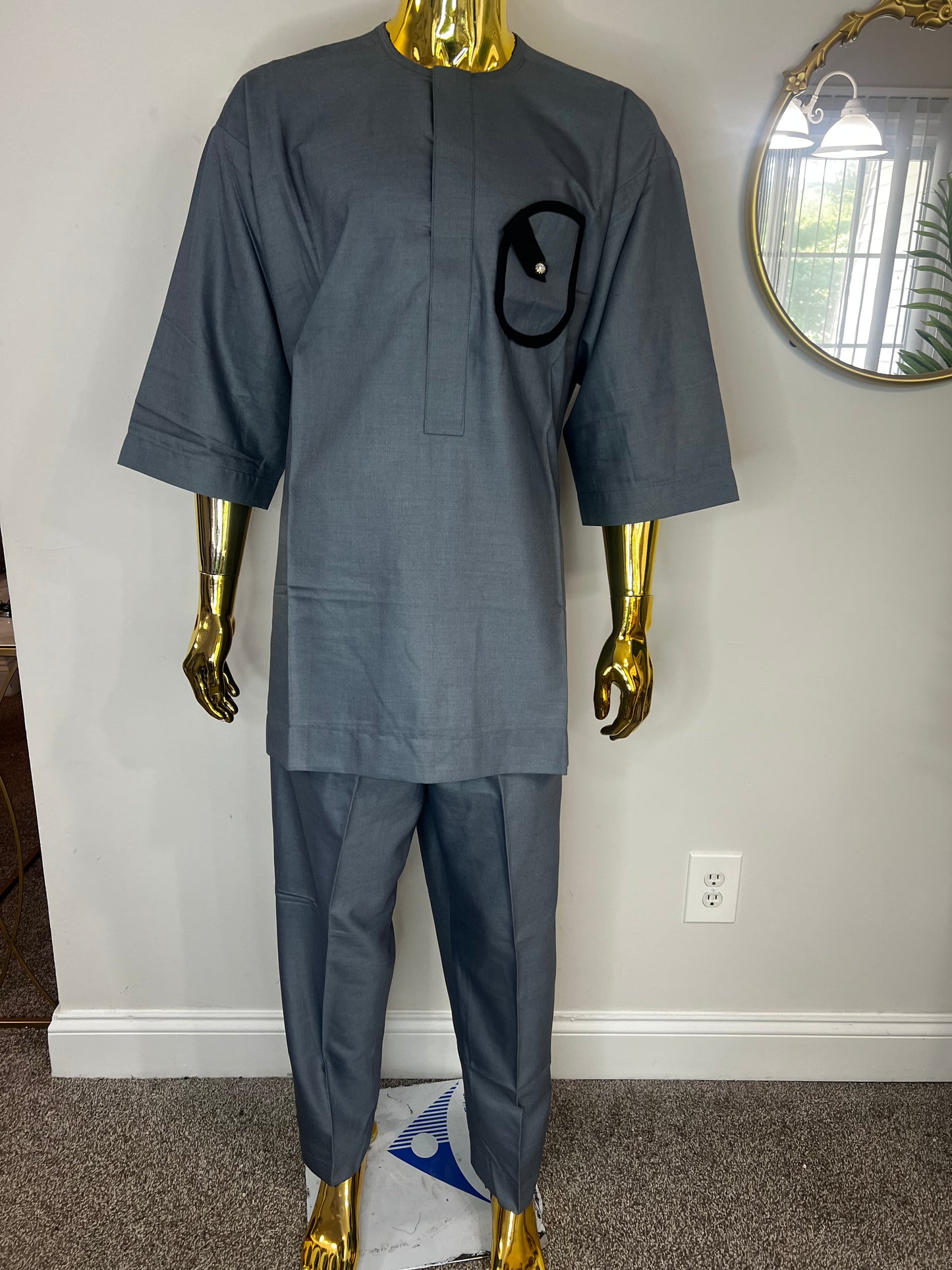 Khalid African men 2pc (pant with shirt) outfit