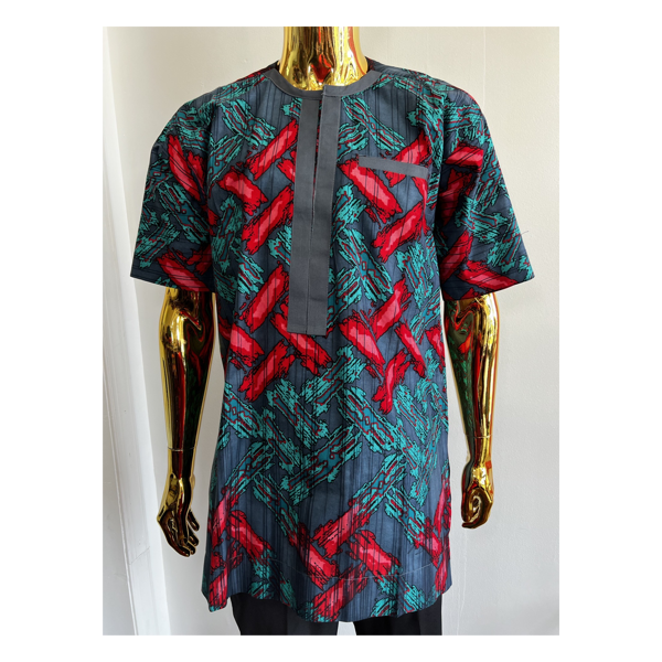 Ajao Ankara African men’s Shirt