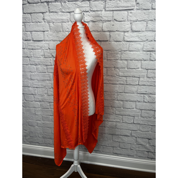 African Scarf Embellished Women Big Size Cotton cotton scarf
