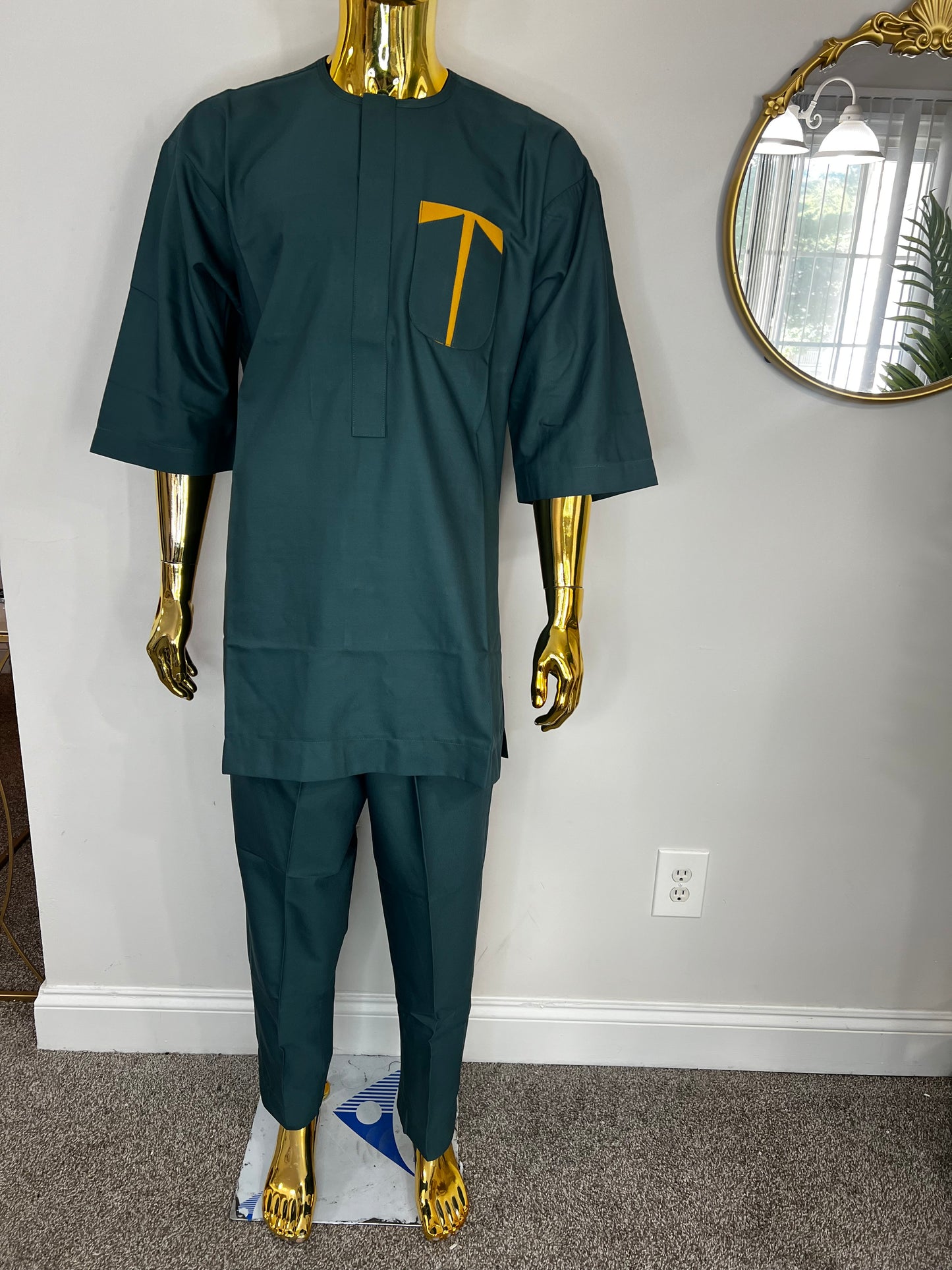 Folu African men 2pc (pant with shirt) outfit