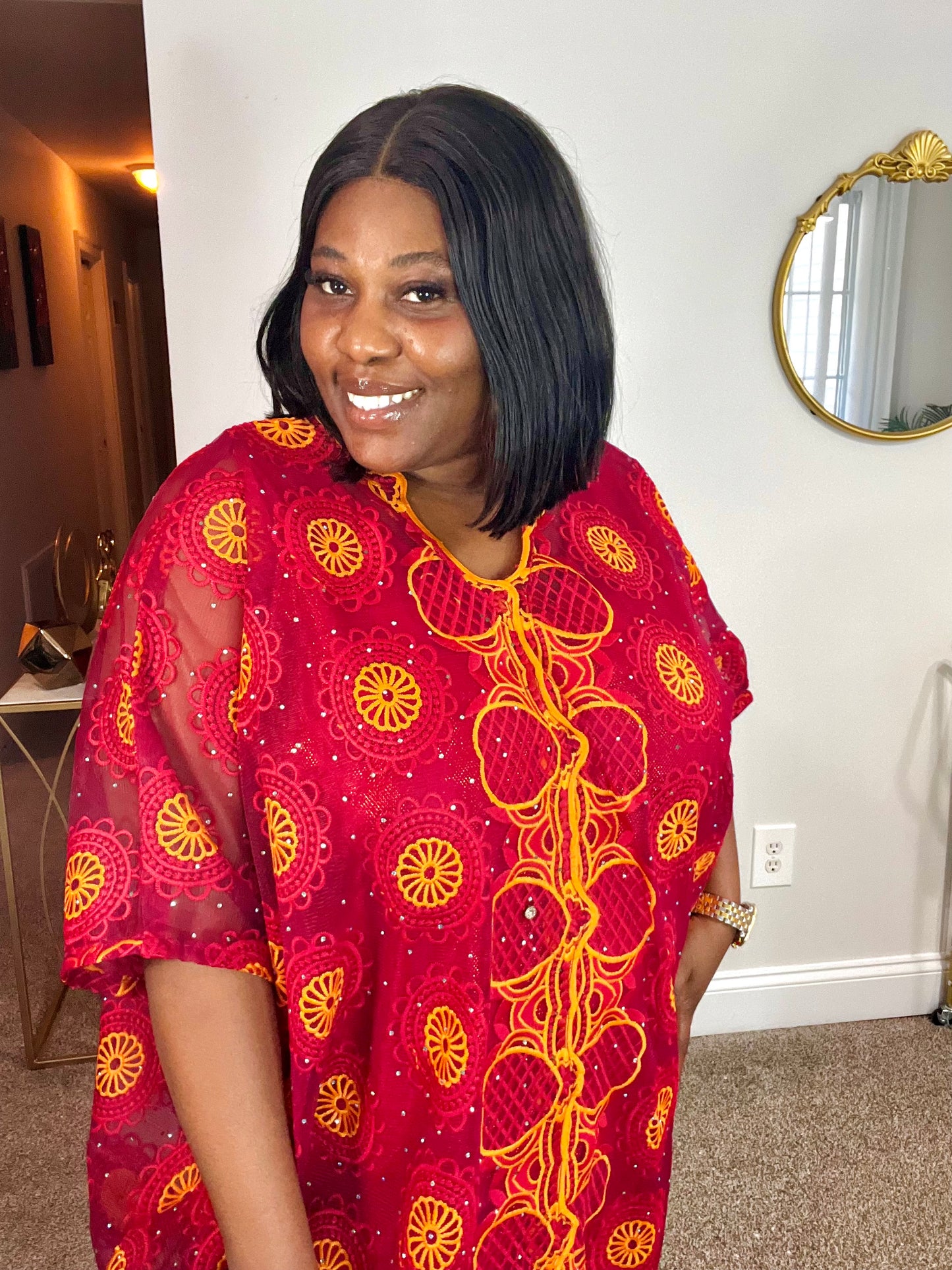 Luxury African Lace bubu dress