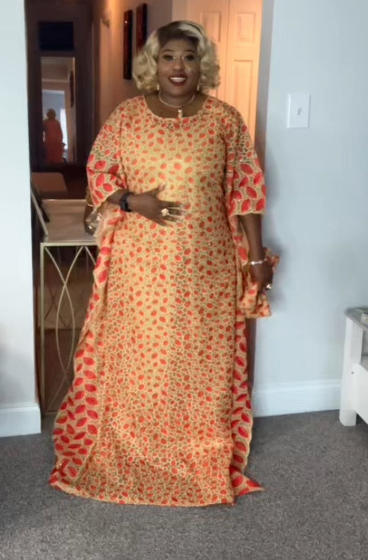 Luxury African Lace bubu dress