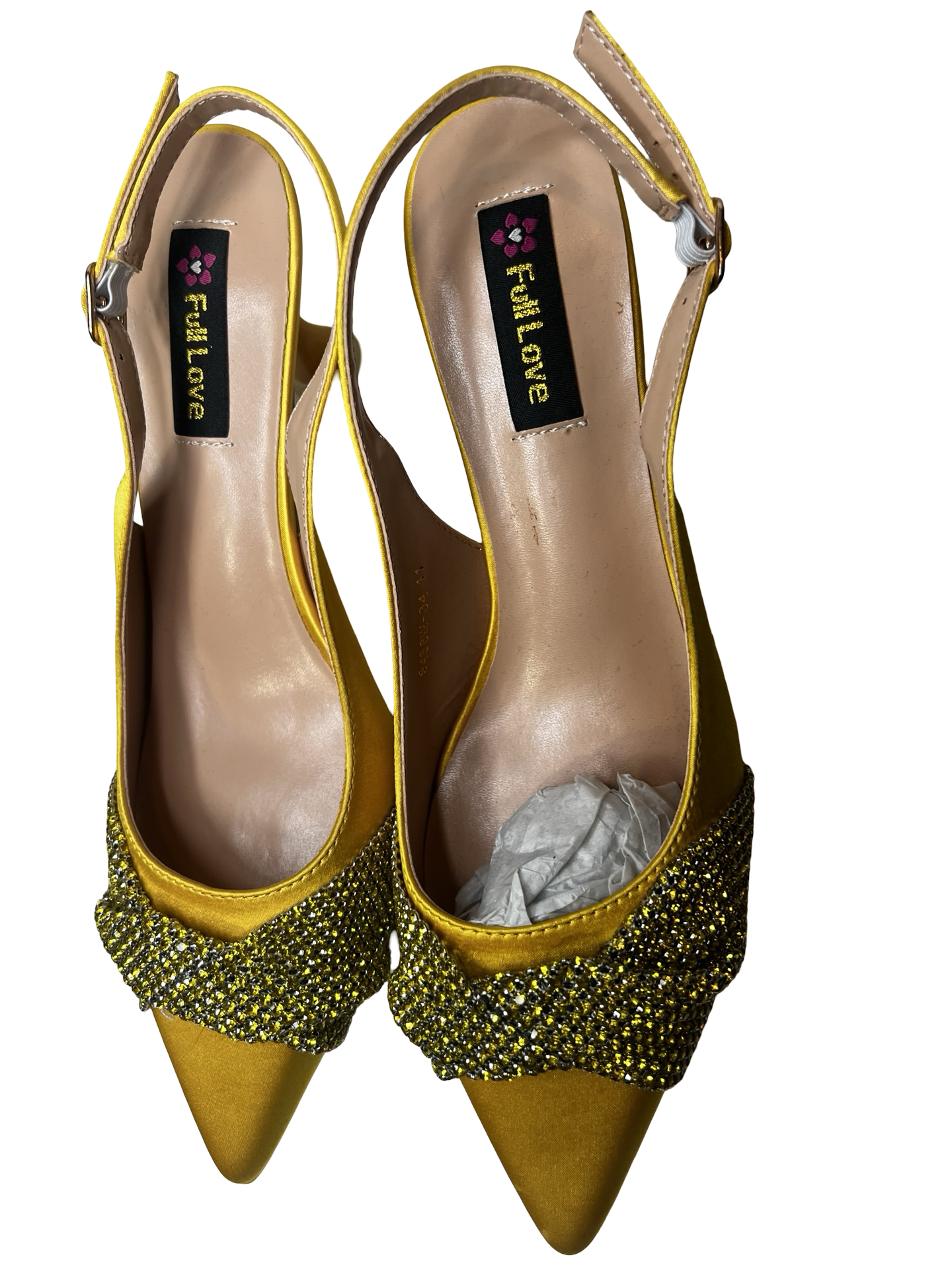 Yellow women fashion shoe