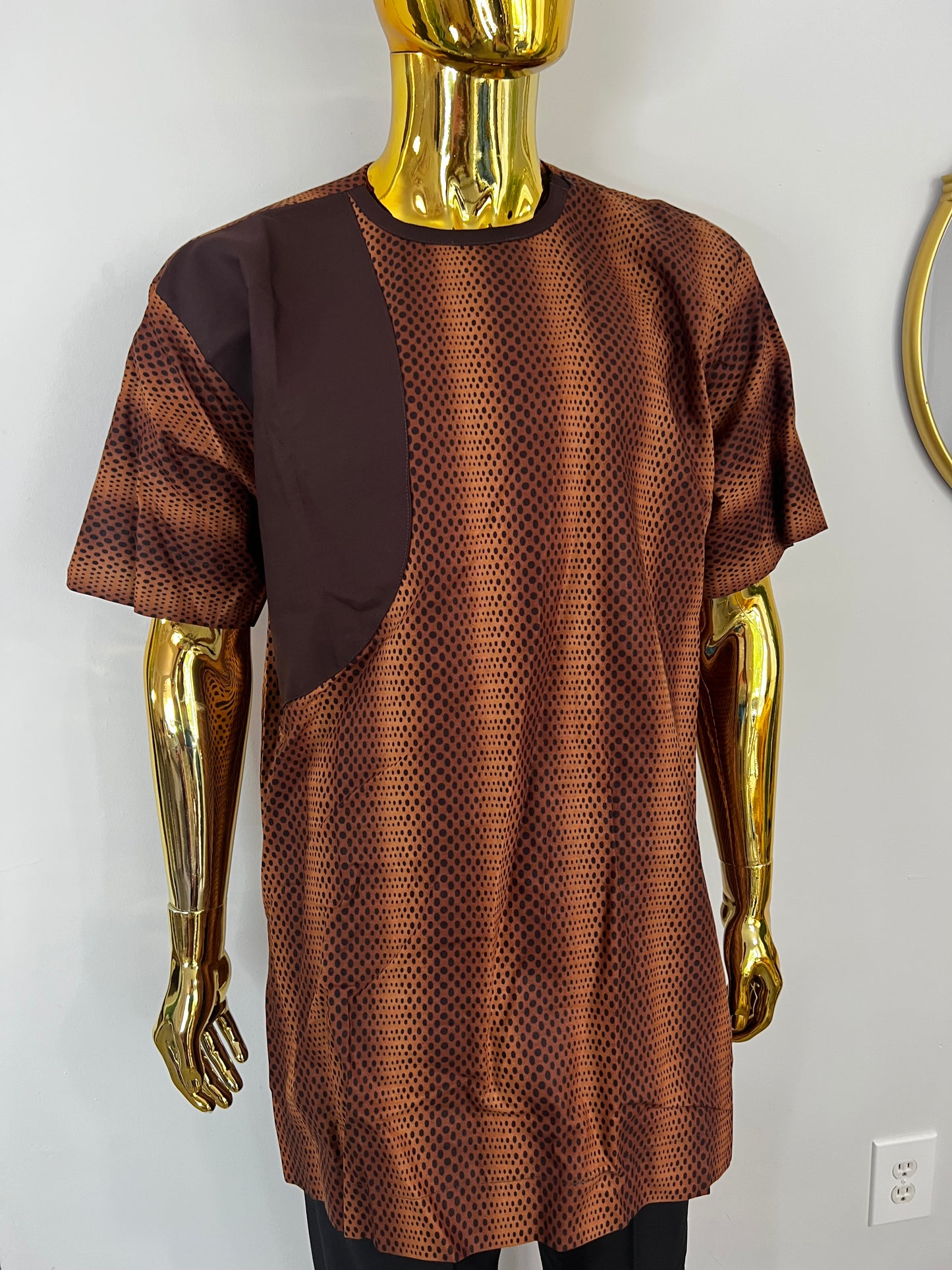 F&F Ankara African men’s shirt