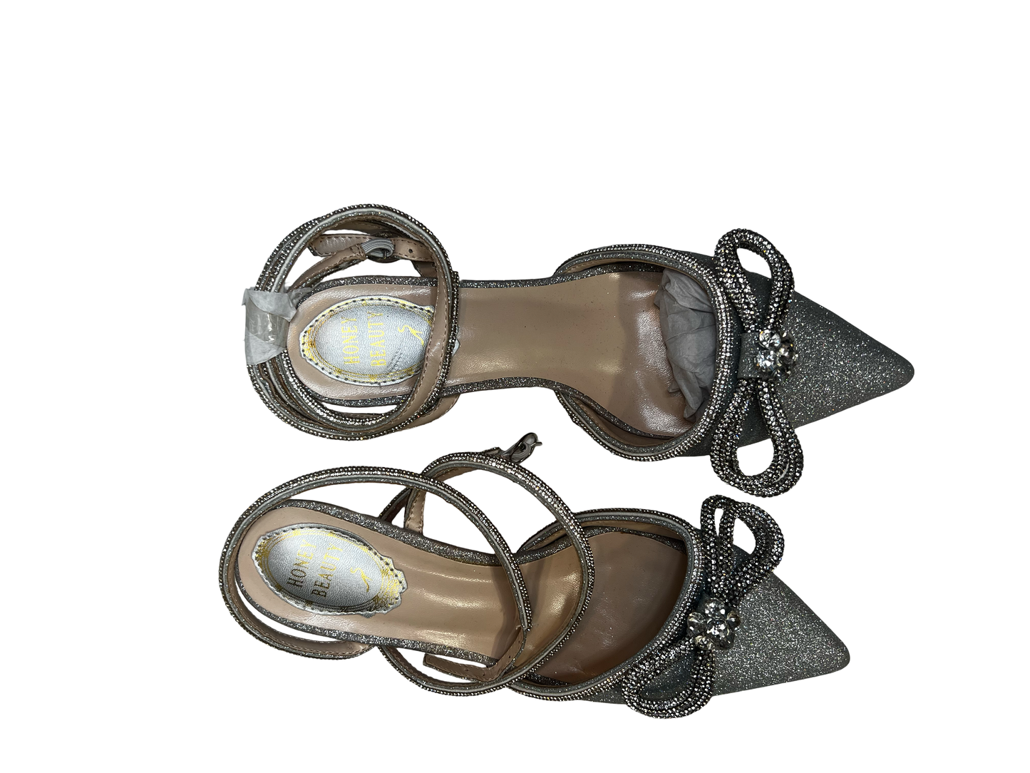 Silver women fashion shoe