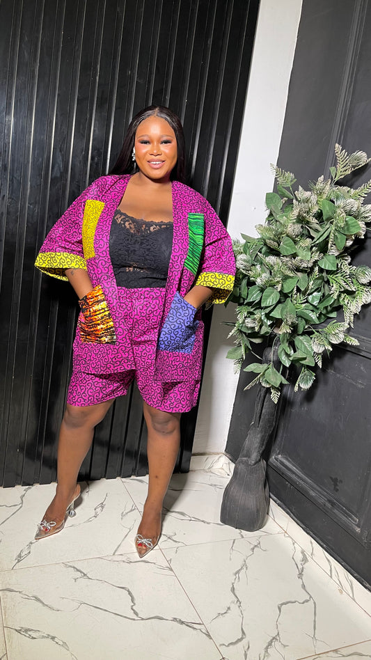 F&F Ankara short with jacket