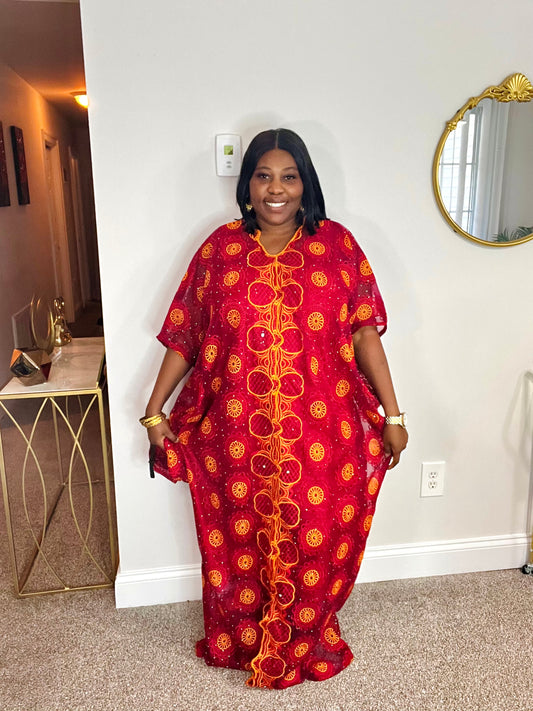 Luxury African Lace bubu dress