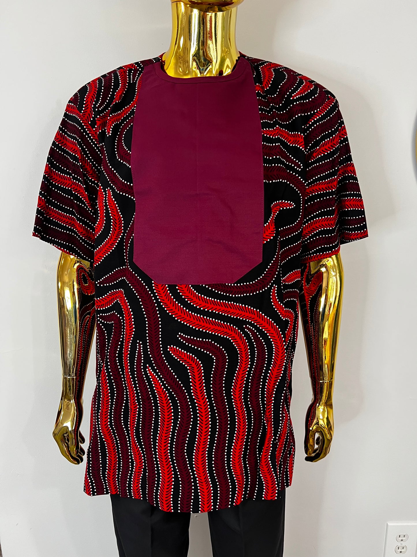 Toms Ankara African men’s shirt