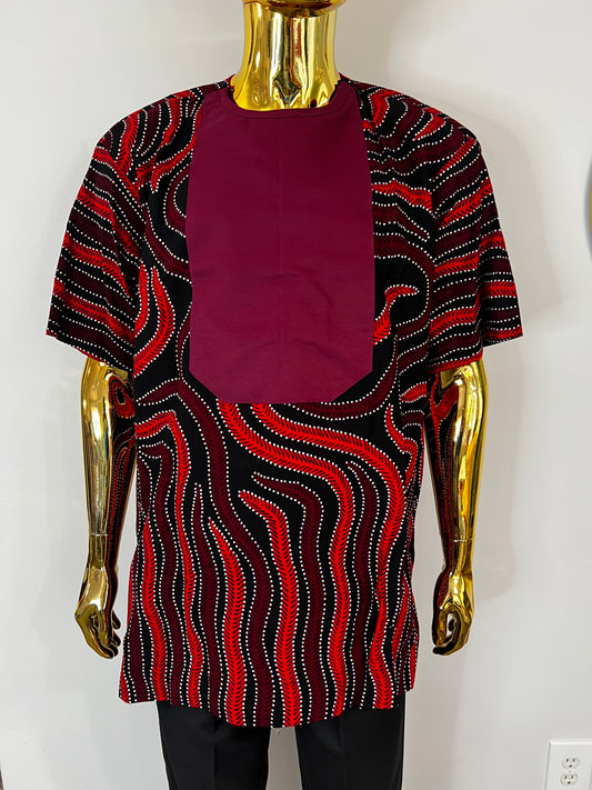 Toms Ankara African men’s shirt