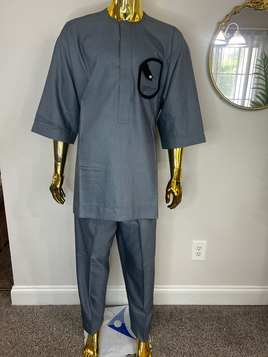 Khalid African men 2pc (pant with shirt) outfit