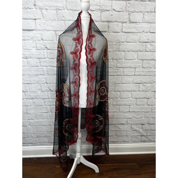 African Scarf Embellished Women Big Size Cotton cotton scarf