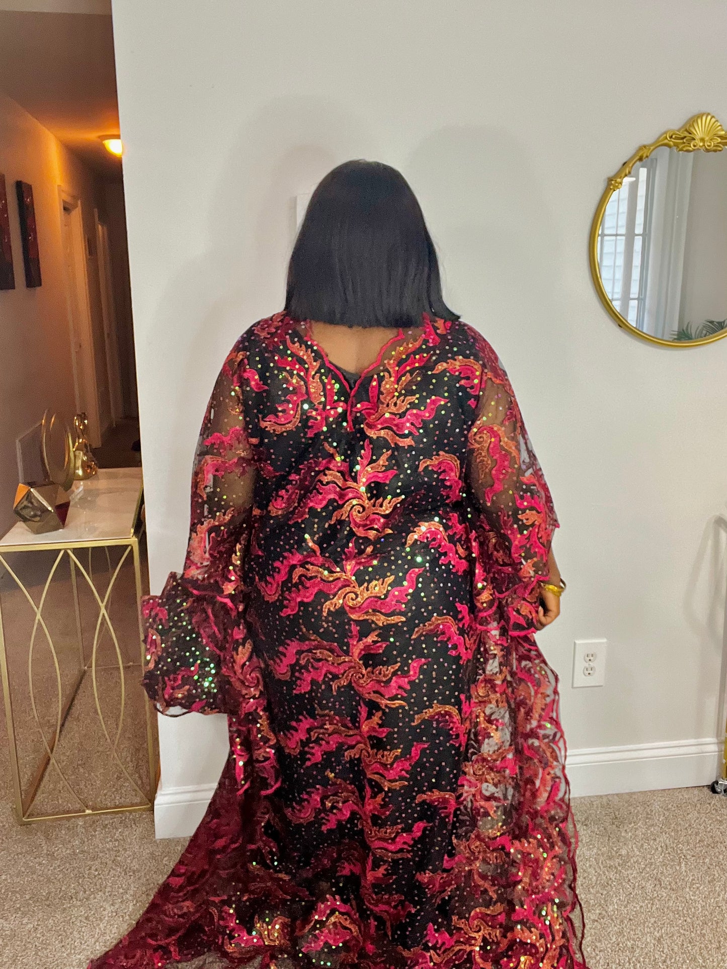 Luxury African Lace bubu dress