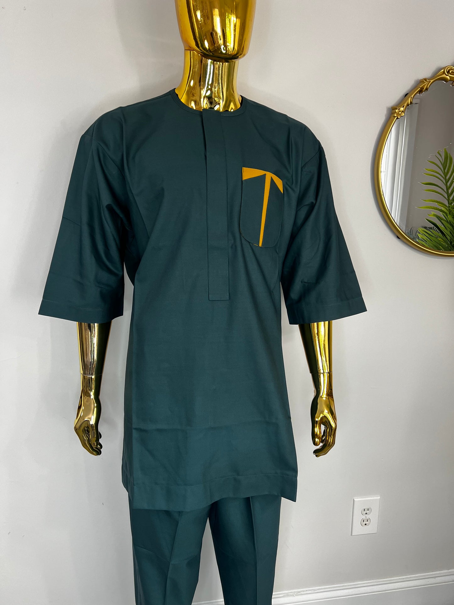 Folu African men 2pc (pant with shirt) outfit