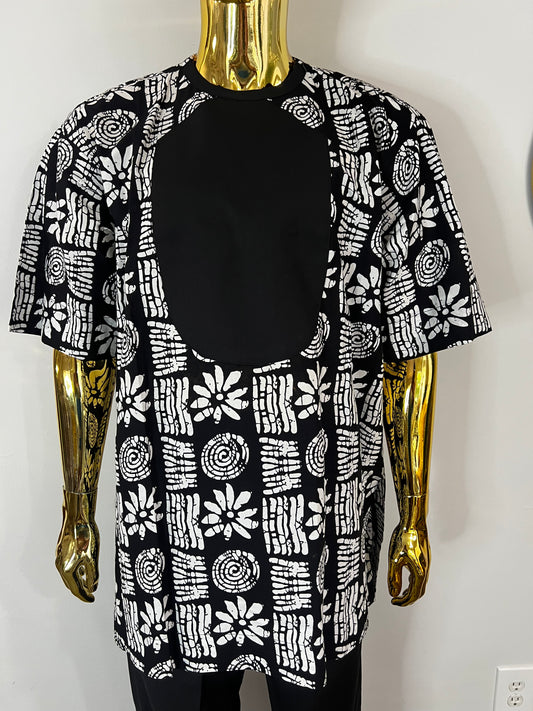 Rich Ankara African men’s shirt