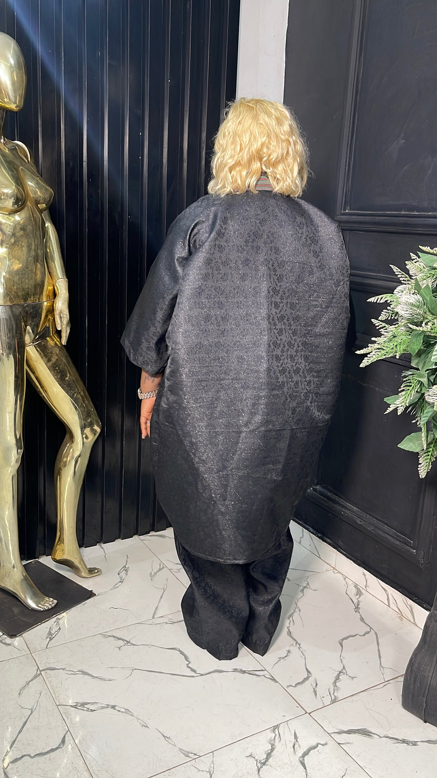 Gorgeous brocade pant & kimono