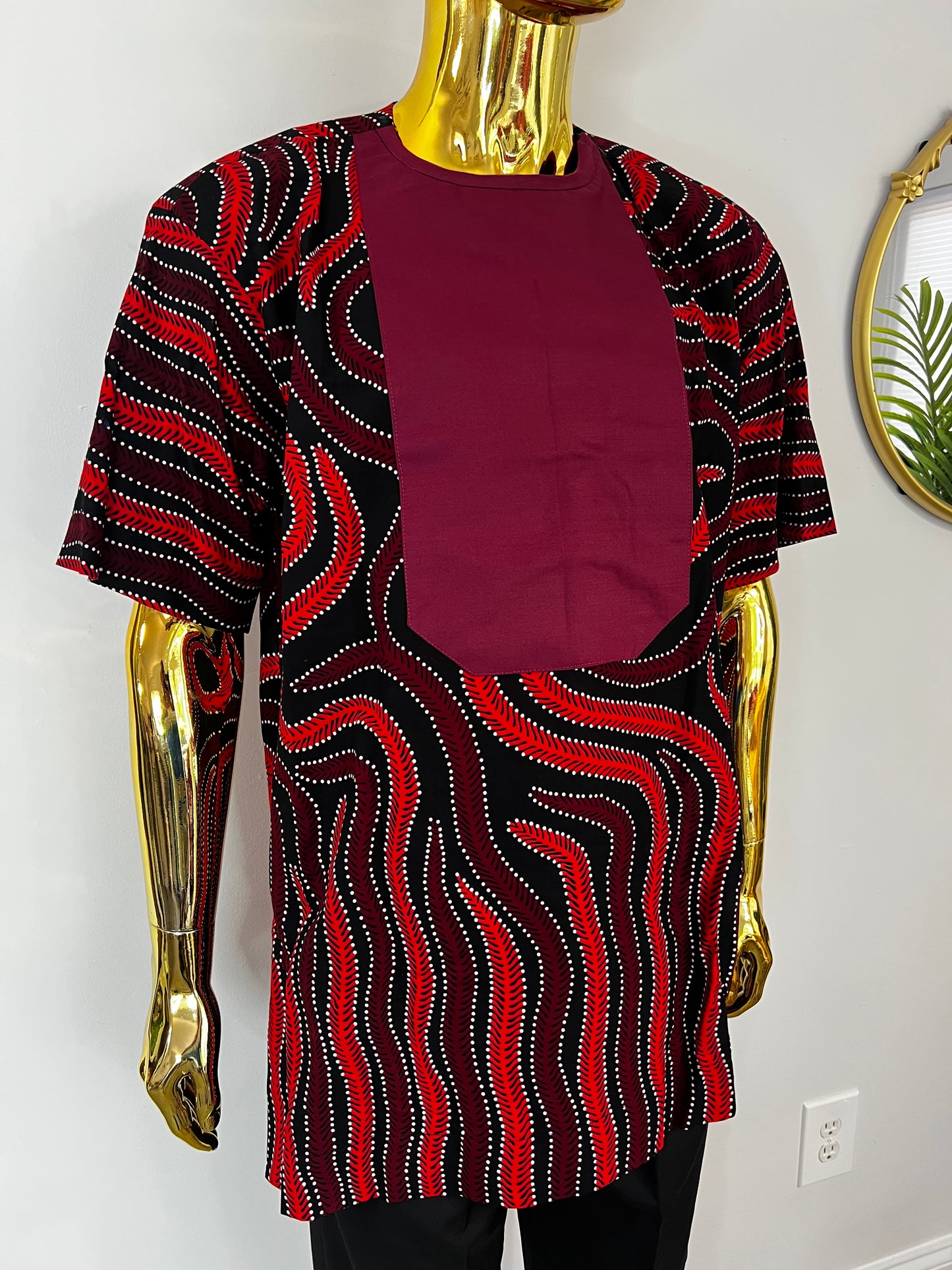 Toms Ankara African men’s shirt