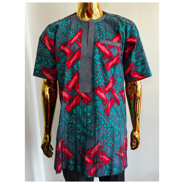 Ajao Ankara African men’s Shirt