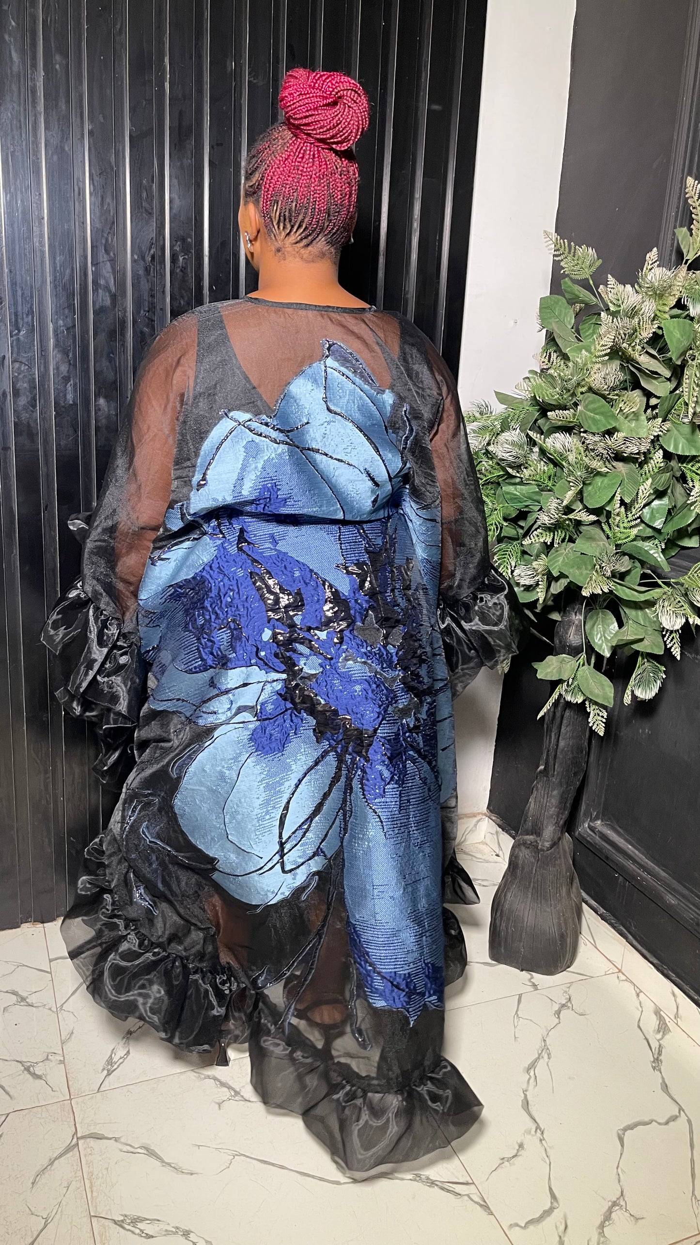 Nikky free size designed organza bubu