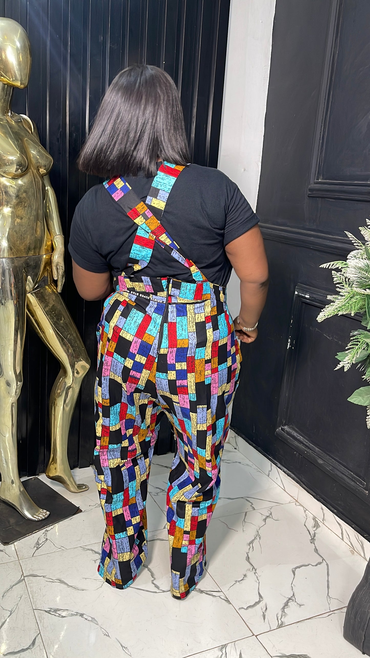 Ankara women dungarees