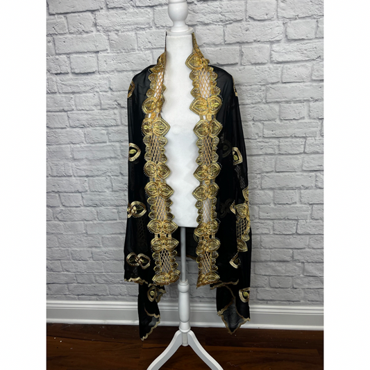 African Scarf Embellished Women Big Size Cotton cotton scarf