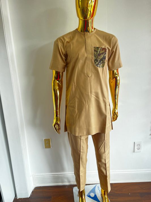 Joel African men 2pc (pant with shirt) outfit