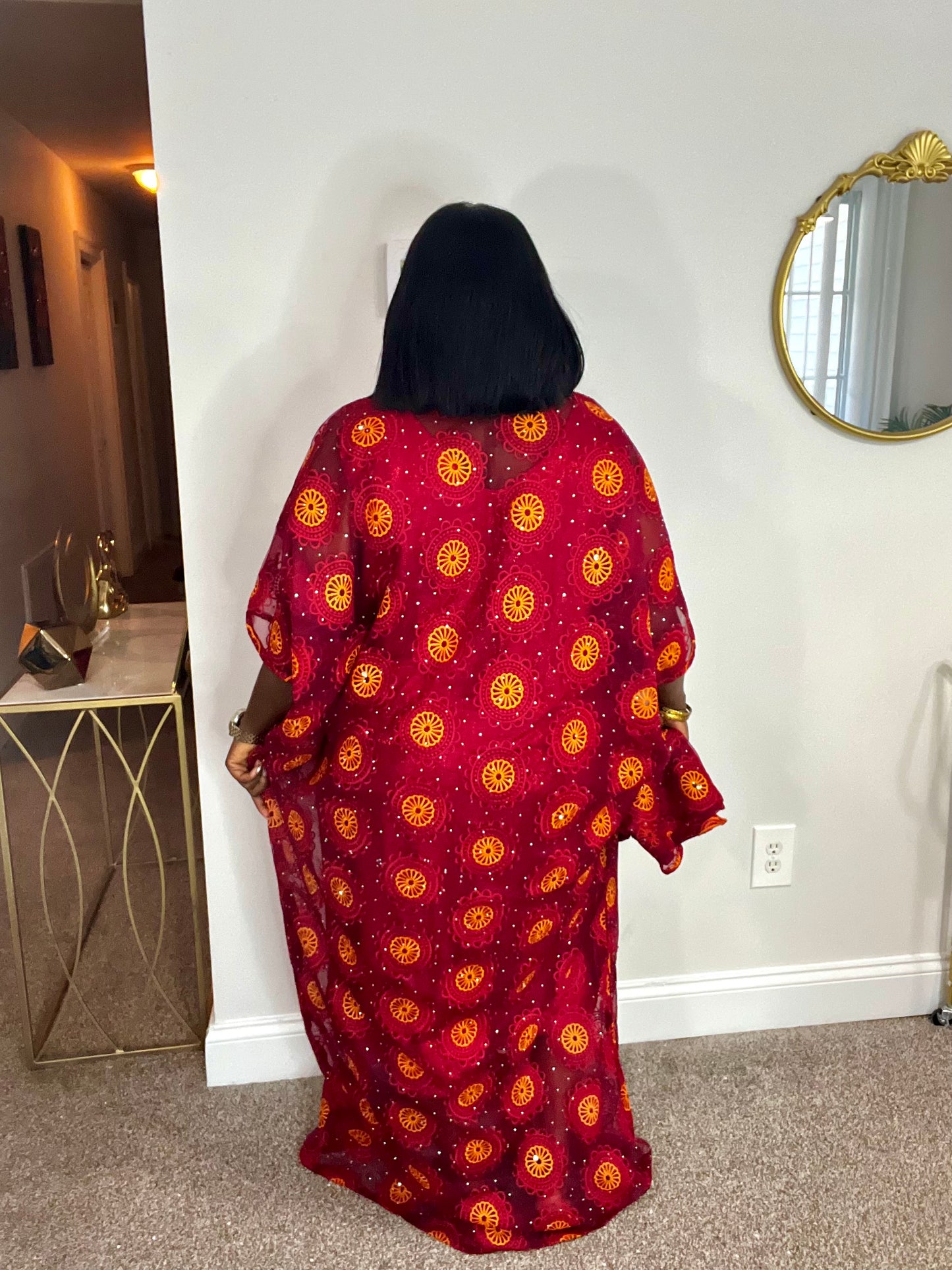 Luxury African Lace bubu dress