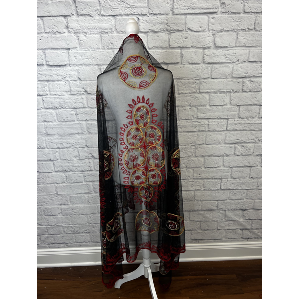 African Scarf Embellished Women Big Size Cotton cotton scarf