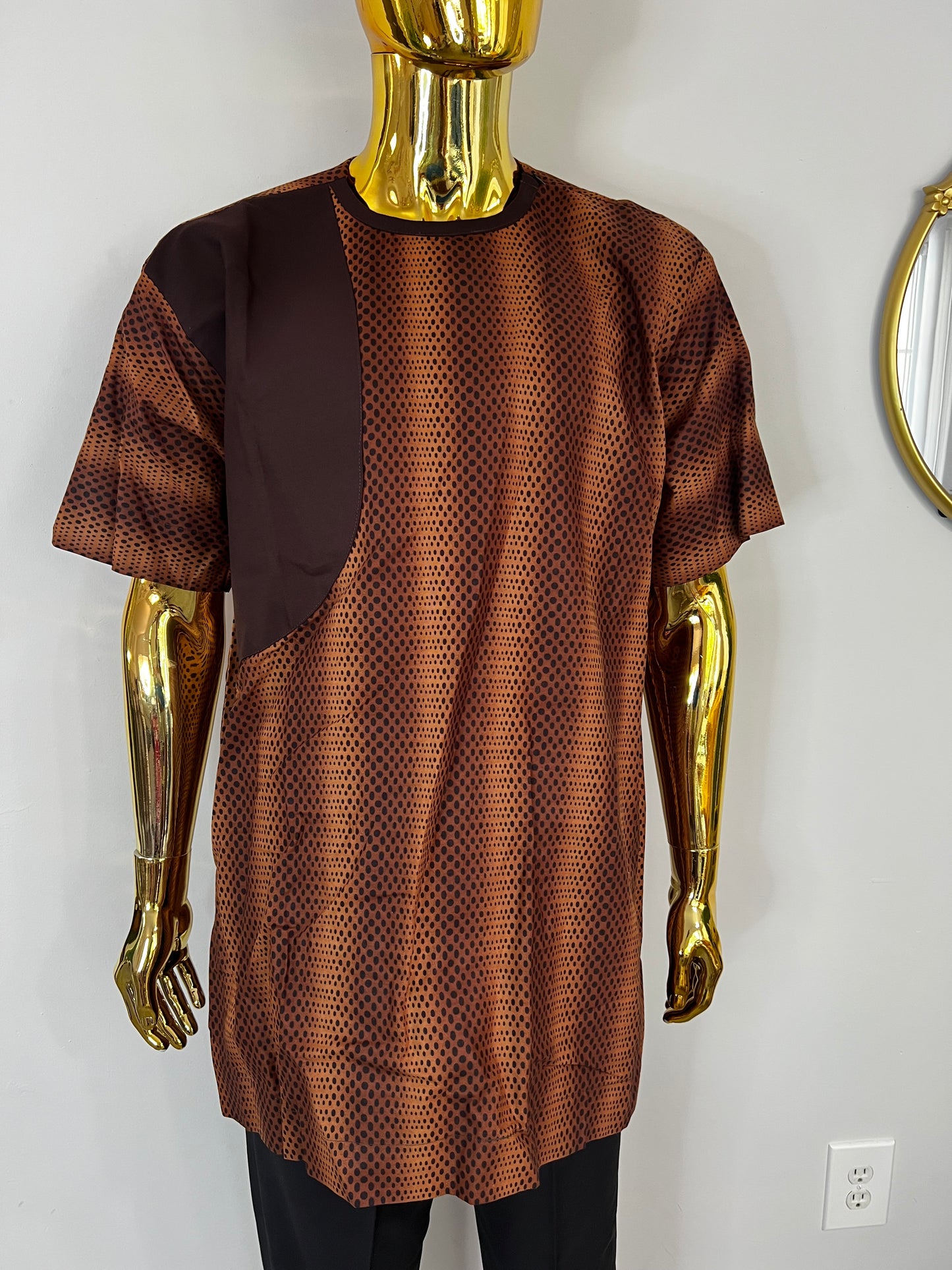 F&F Ankara African men’s shirt