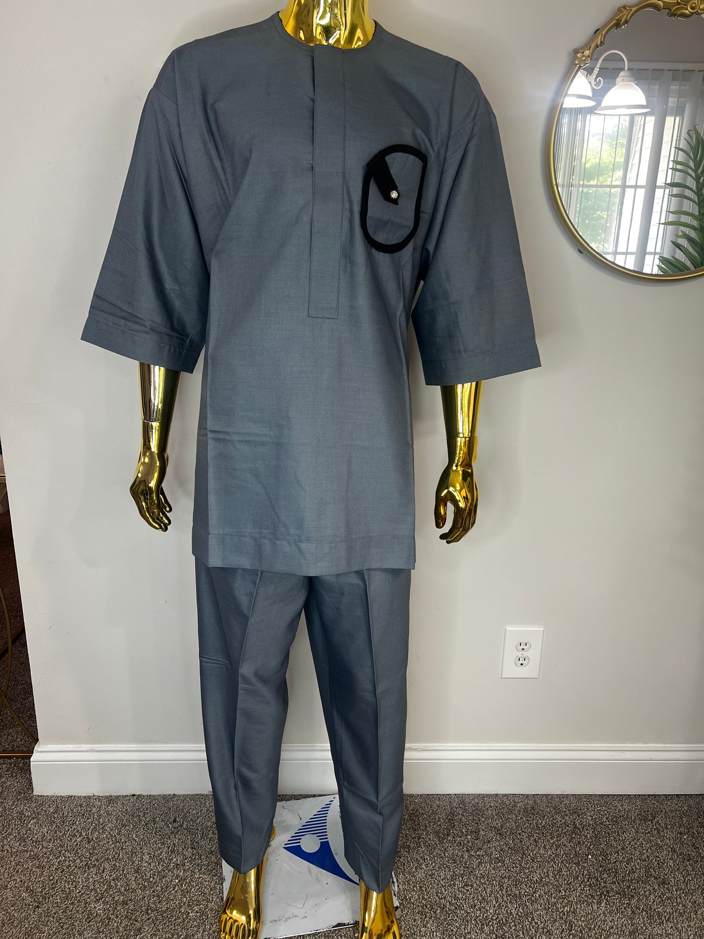 Khalid African men 2pc (pant with shirt) outfit